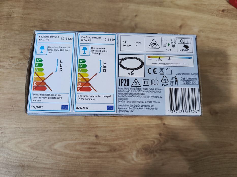 Banda led 1m cu conectare la priză