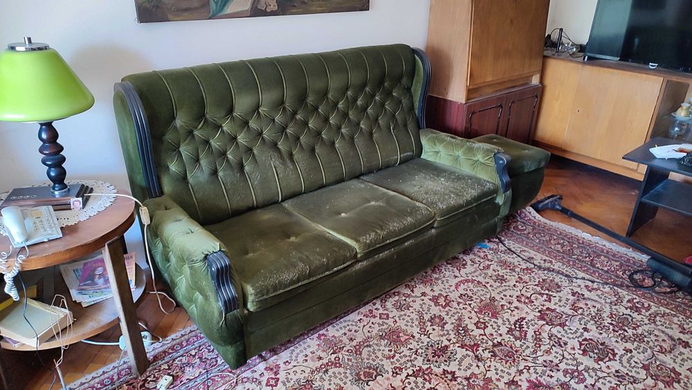 Мека мебел - тройка, двойка, кресло, табуретка