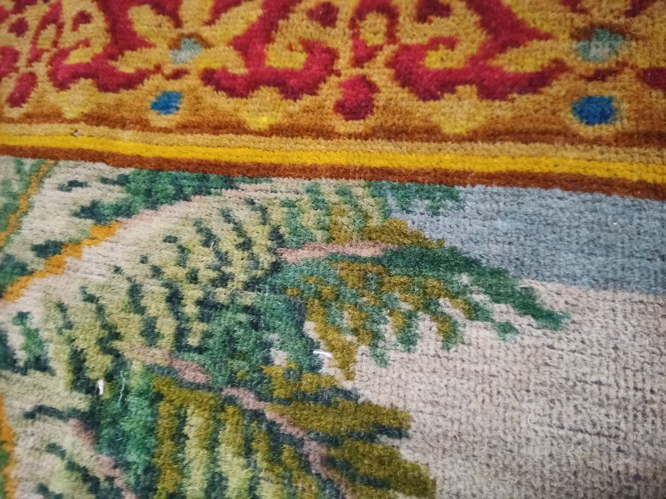 Килим,тъкан от вълна!Арабски мотиви,произведен в Анадола 1915-1920г.,