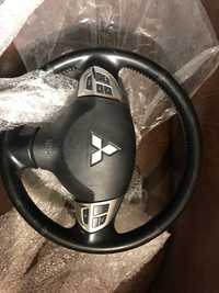 Volan cu comenzi (audio, cruise, bluetooth) si airbag Mitsubishi