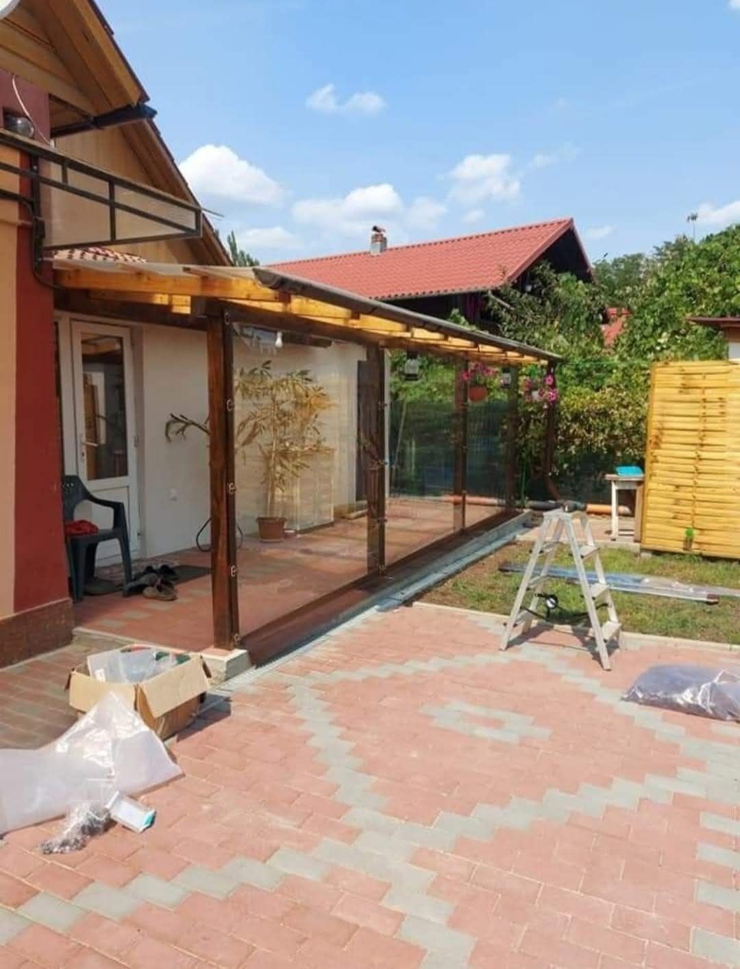 Folie terasa transparenta folii terase și foișoare Cristal premium 0,8