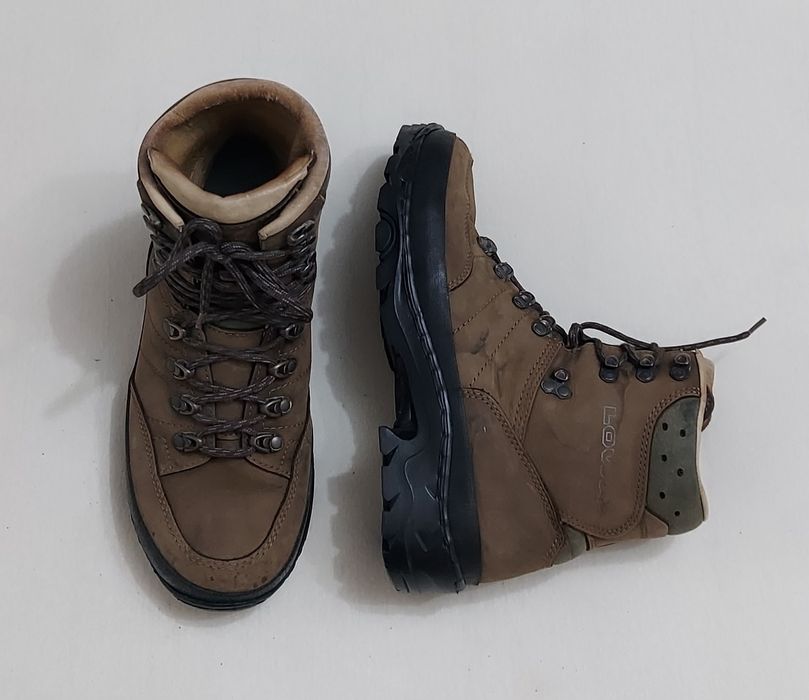 Bocanci profesionali Lowa, ghete din piele naturală Nubuk 4 sezoane 43