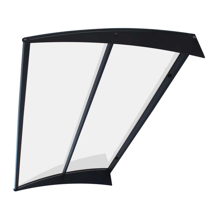 Copertină COR PRO Alu+Plexiglas de ușă 140x80cm