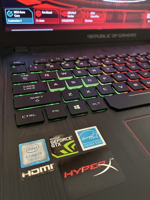 Laptop ASUS ROG STRIX GL553V - îmbunătățit