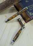 Set Stilou si Pix handmade lemn Zebrano