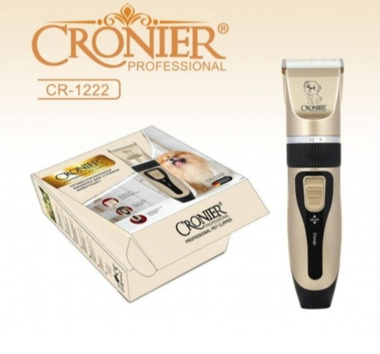 Триммер машинка для стрижки животных Cronier CR