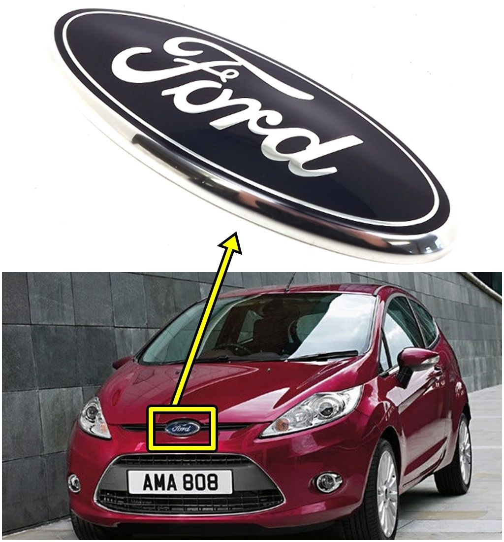 178мм Предна емблема за Форд Фиеста Ford Fiesta 2008-13г.