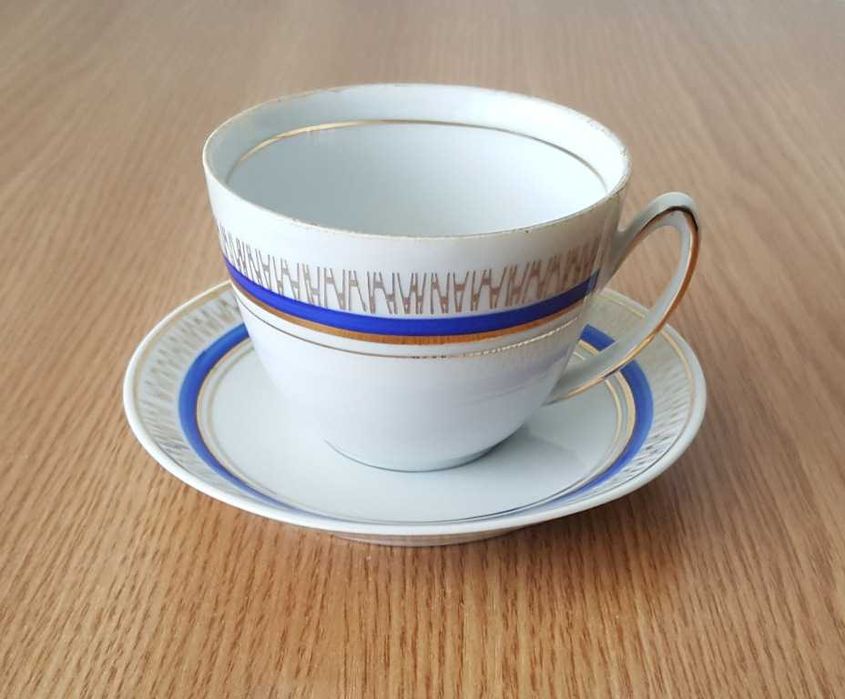 Set ceaşcă cafea şi farfurioară de calitate superioară