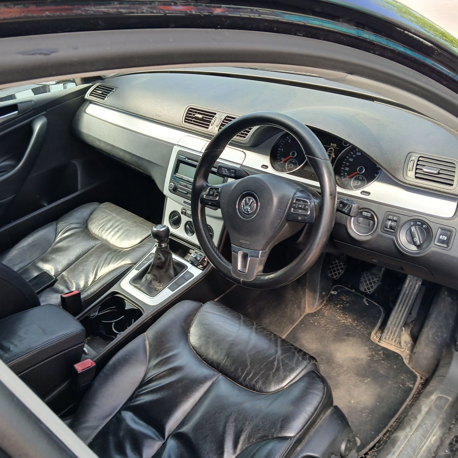 Interior piele scaune bancheta cotiera vw Passat b6