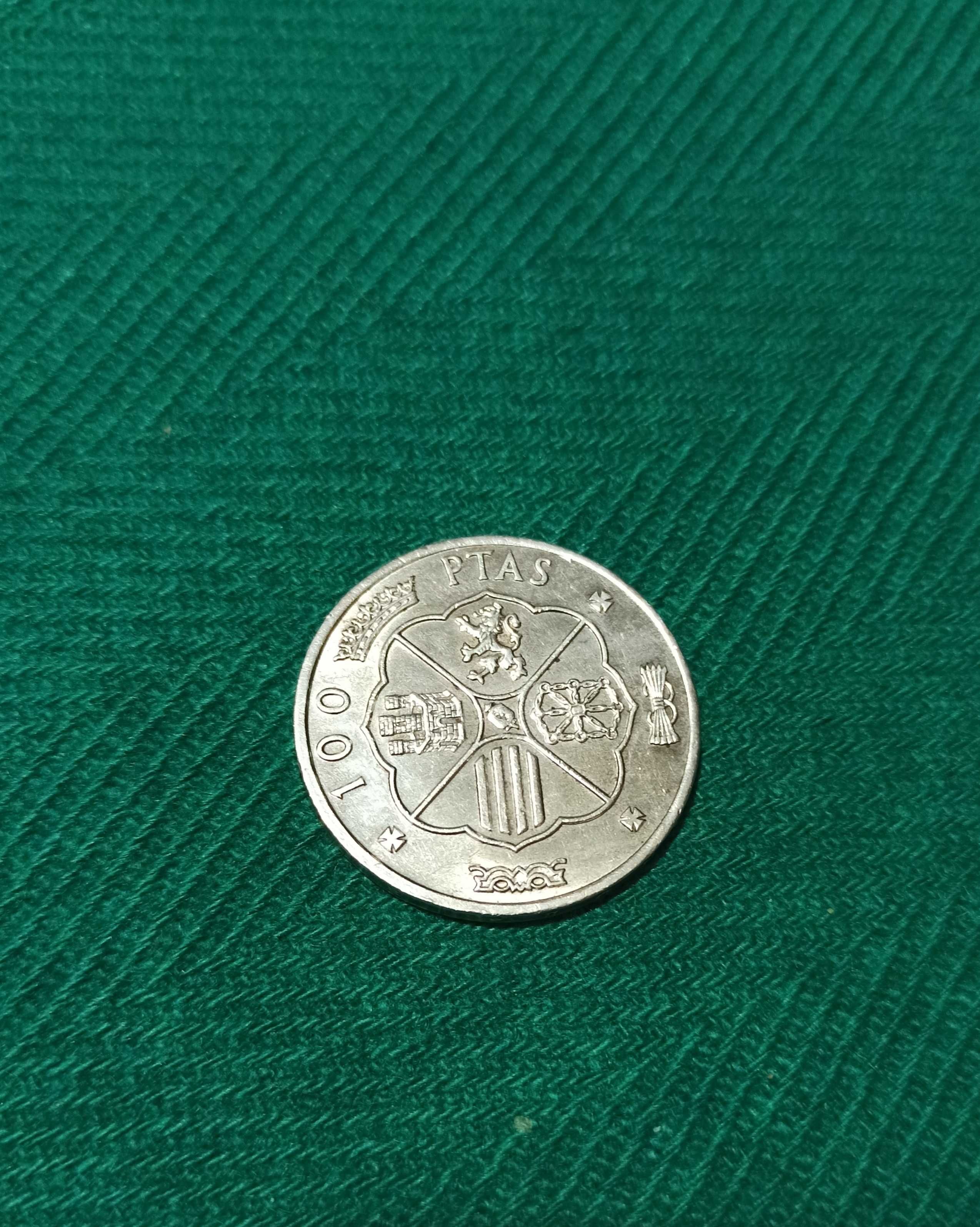Сребърна монета 100 Песети Испания