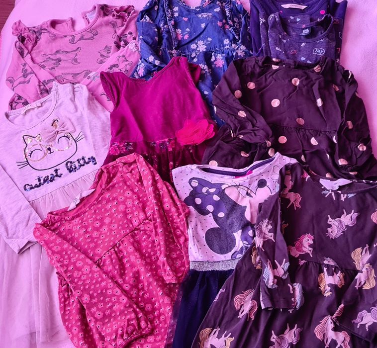 Всички дрешки за 200лв. Дрешки за момиченце next,beneton,n&m,George