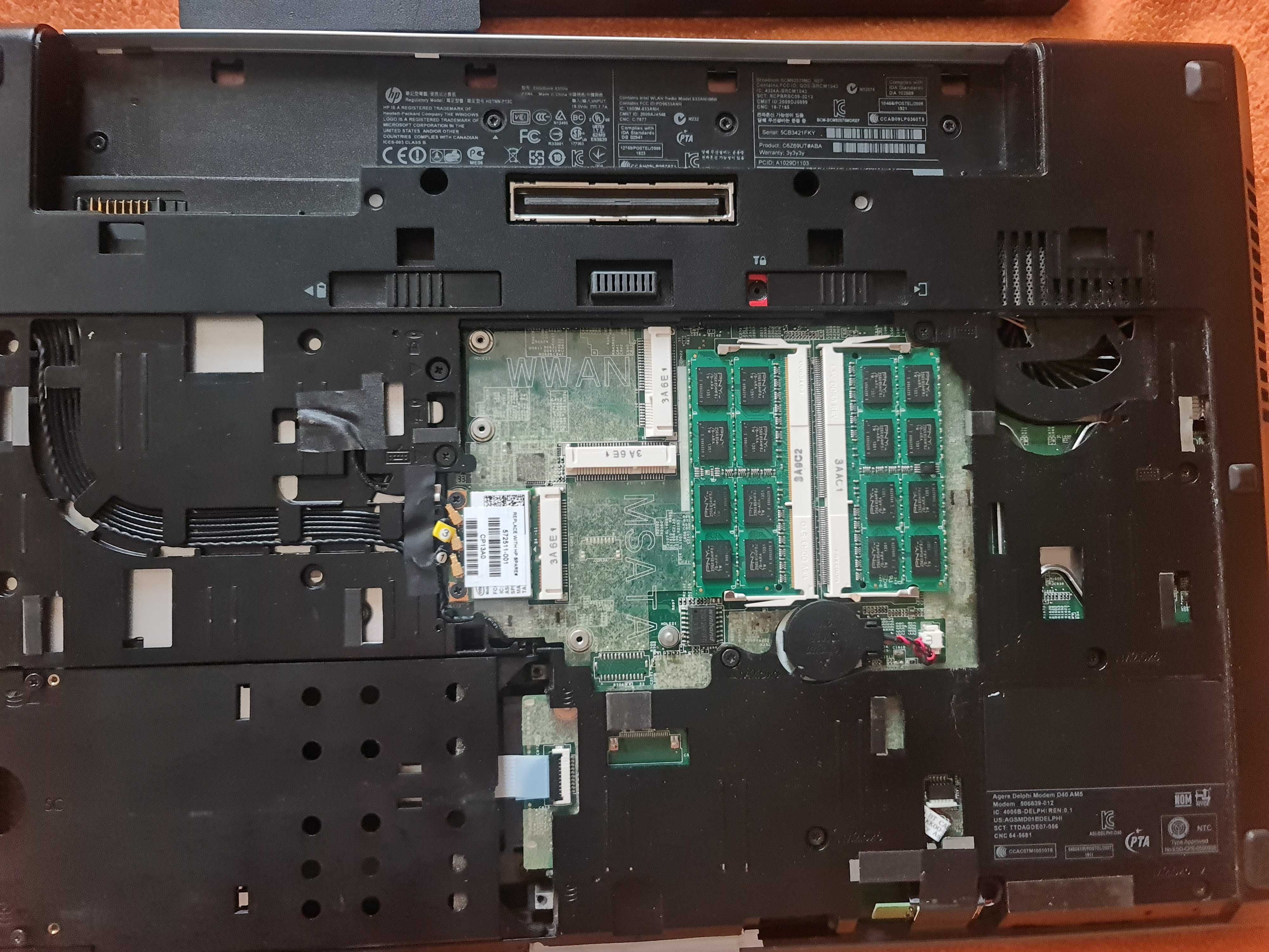 HP Elitebook 8570W Core i7-3740QM 4x 2,70GHz 16GB 512GBssd K1000M