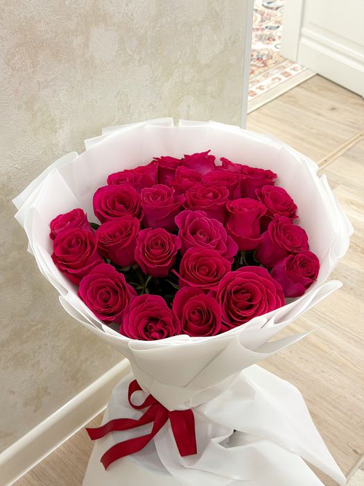 Цветы розы метровые