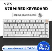 Проводная механическая клавиатура VGN N75 White