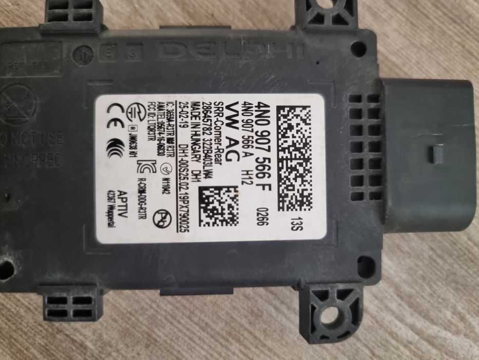 Sistem radar asistenta unghi mort VW AUDI PORSCHE 4N0907566 F / A