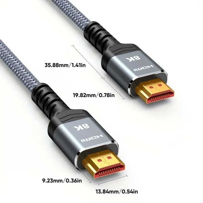 Кабел HDMI 2.1*48Gbps-FPS MAX HIGHWINGS HDTV2.1 8К/60Hz 4K-144Hz/165Hz