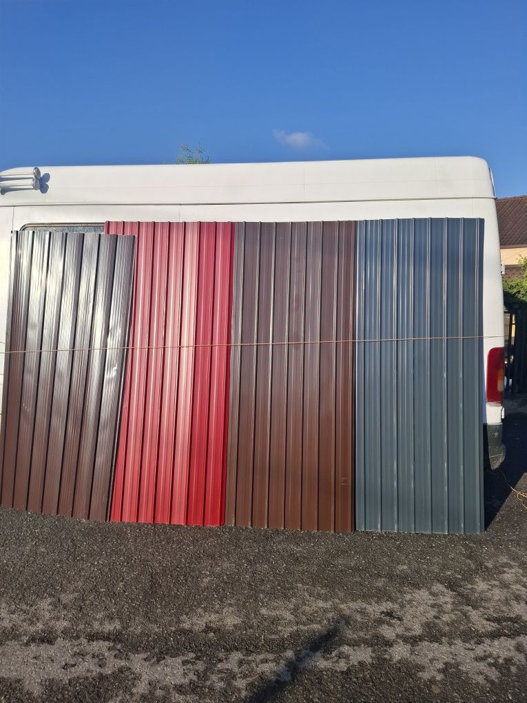 Tablă cutată zincata zinc aluminiu colorată