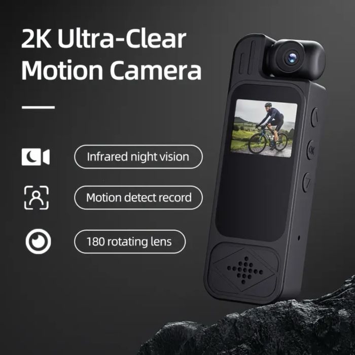 2K екшън камера + 32 GB карта памет