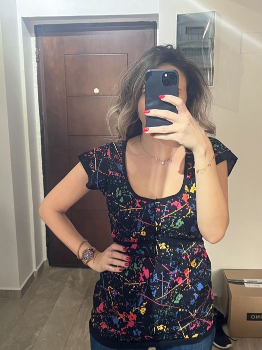 Bluza maneca scurta bumbac