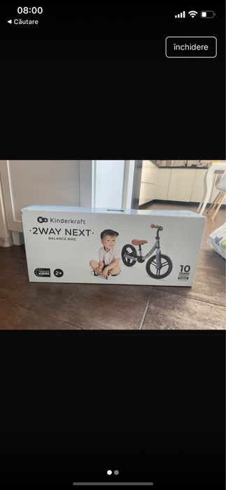 Bicicleta echilibru Kinderkraft 2+