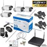 Чисто нов WiFi Kit 5G - CCTV Пълен Комплект с 4 безжични камери