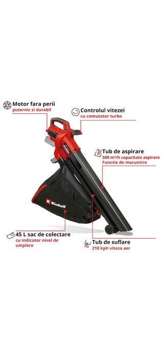 Suflator/Aspirator einhell acumulator