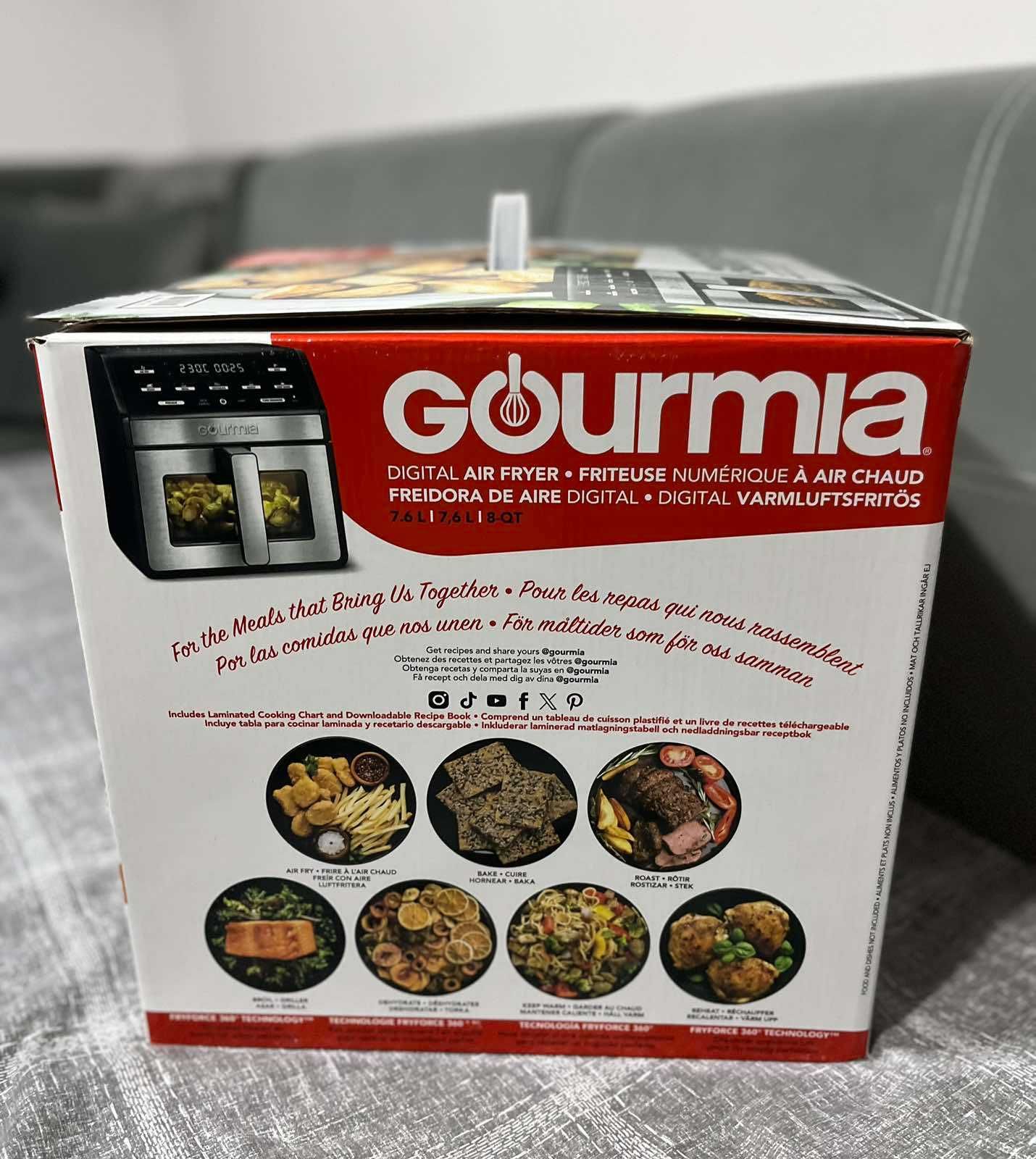 AIR Fryer-GOURMIA 7.5л.
