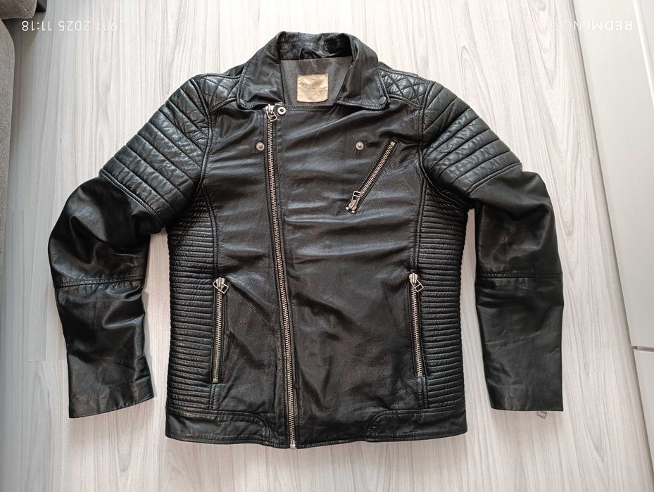 ''Selected Homme''оригинално мъжко кожено яке М размер