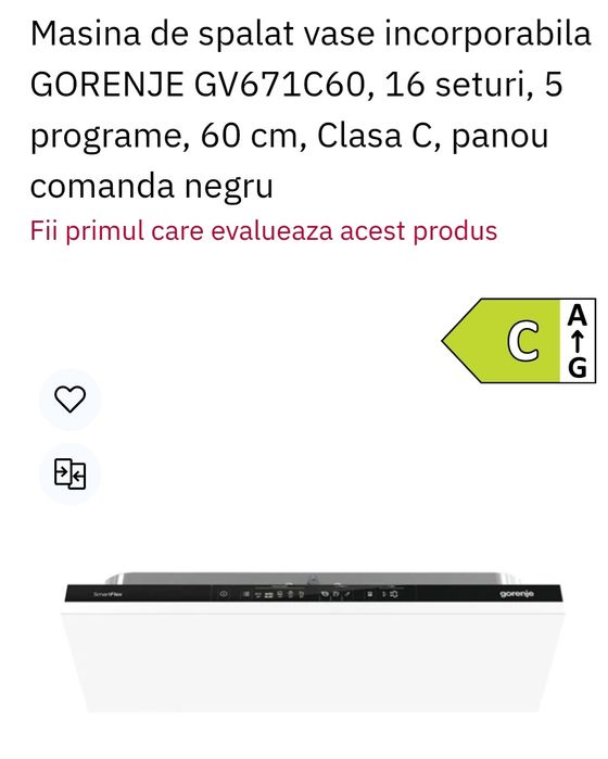 Vând mașină de spălat vase