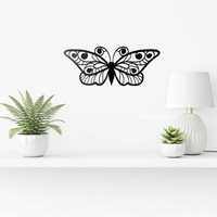 Метална декорация за стена Пеперуда. Метална картина.