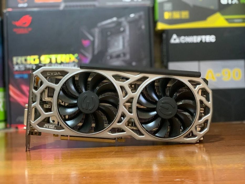 Evga gtx 1080ti sc2
11GB 352BIT GDDR5X

EVGA ICX GTX 1080 TI SC2