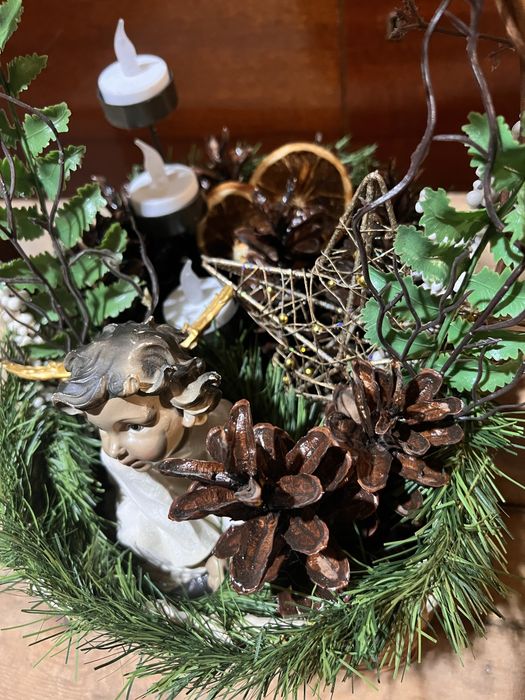 Decoratiuni Craciun , cos Craciun , hand-made