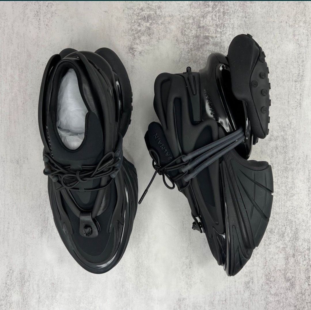 Sneakersi Adidași Balmain Unicorn FULL BLACK