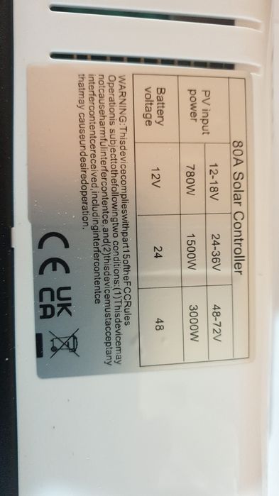 Controller pwm pentru panouri solare 80 amperi