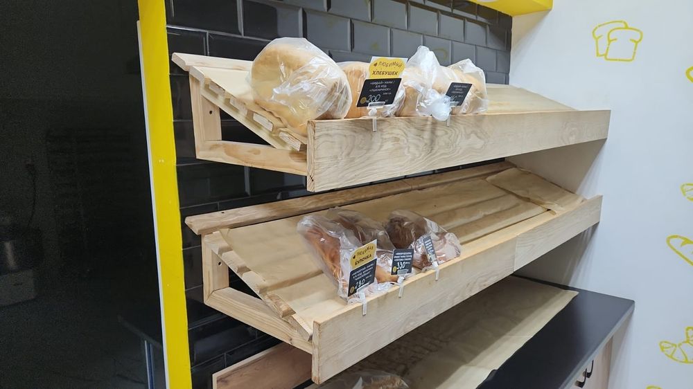 Полки для хлеба, деревянные