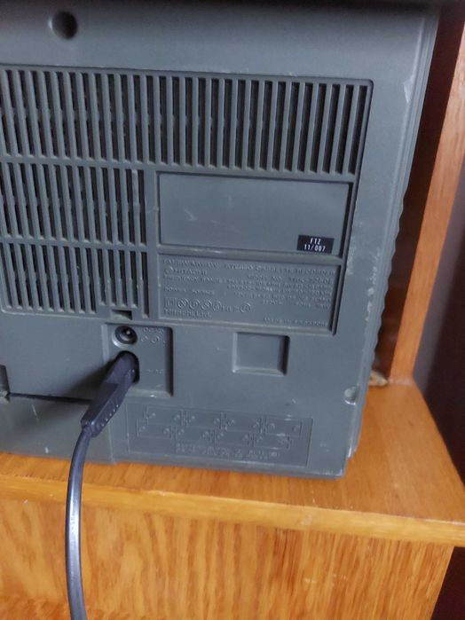 Vand radiocasetofon Hitachi