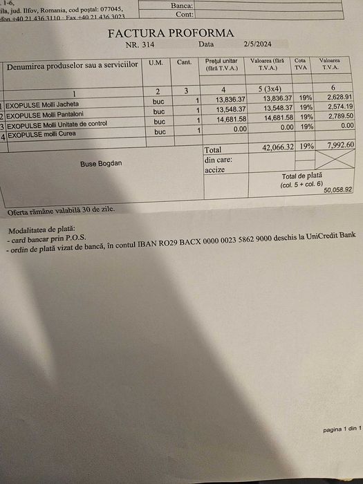 Costum spasticitate/afectiuni neuro - Ottobock Exopulse MOLLII SUIT