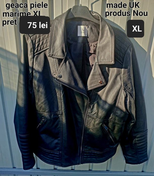 Geaca piele dama XL