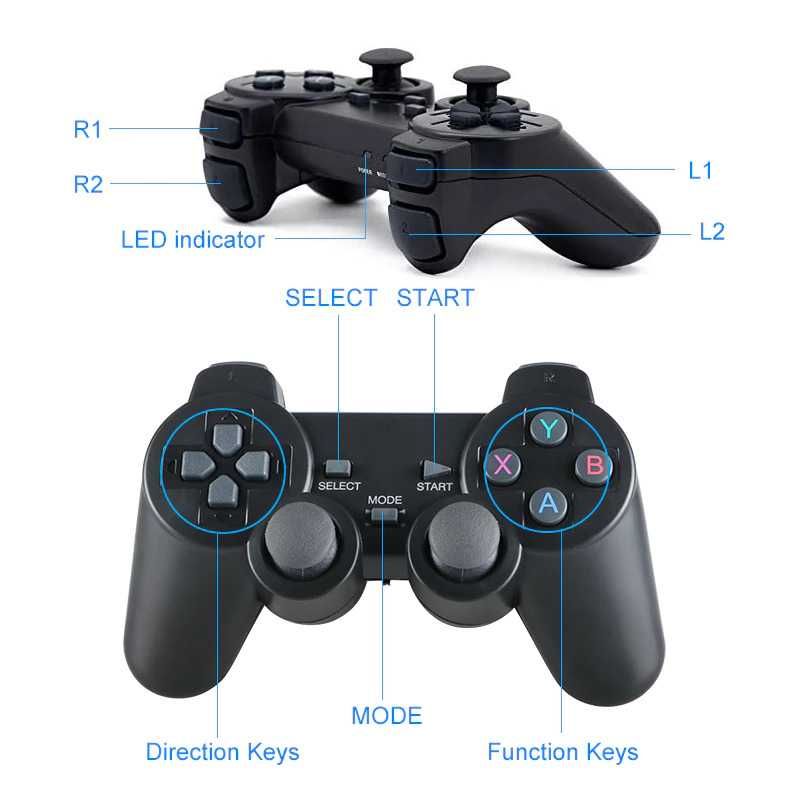 Безжичен джойстик STELS, PS3, PC, Лаптоп, Комплект 2бр