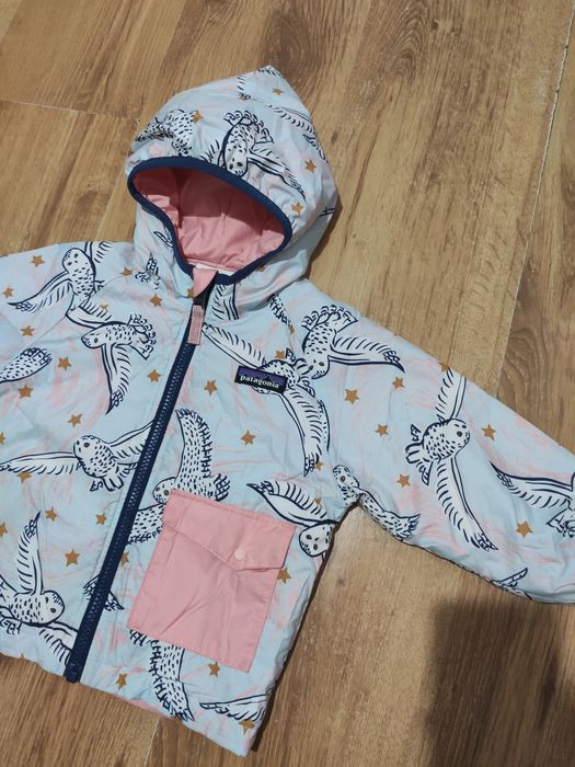 Geaca reversibila Patagonia fete 12-18 luni