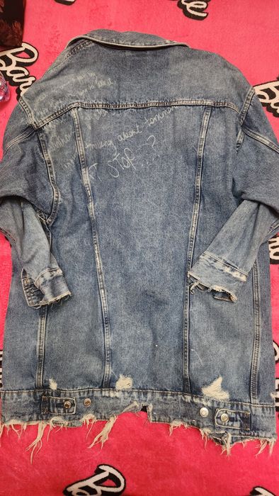 Куртка джинсовая Zara M 46 рр одета пару раз