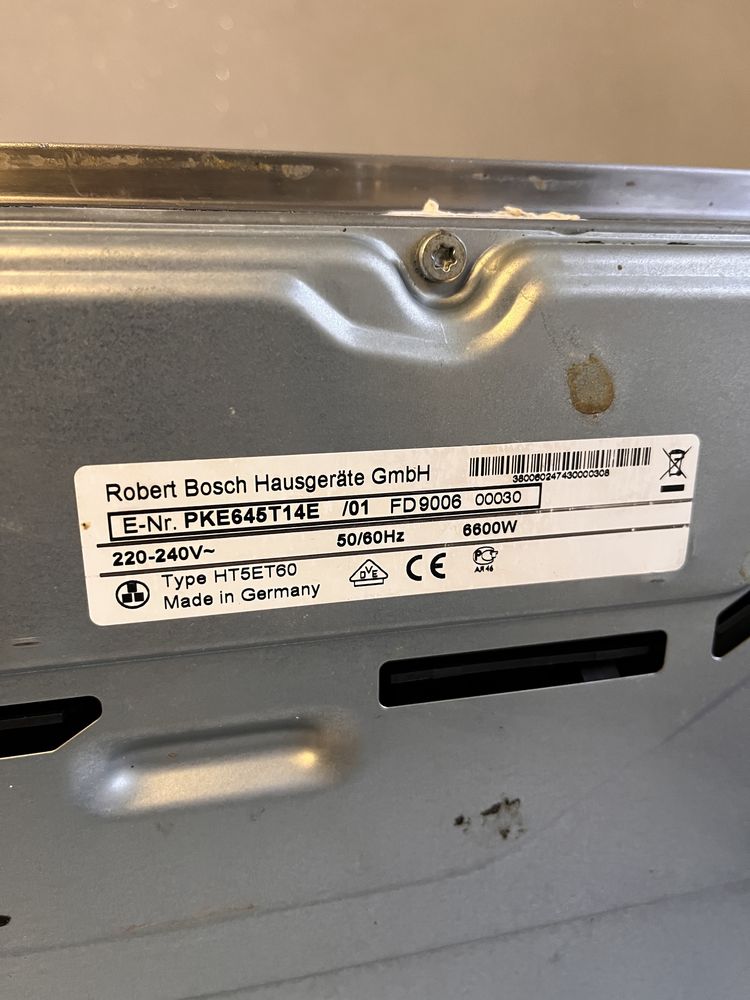 Plită vitroceramică Bosch PKE645T14E – 4 zone de gătit, 6600W