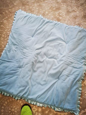 Одеялко для выписки, цвет голубой. Конверт одеяло!