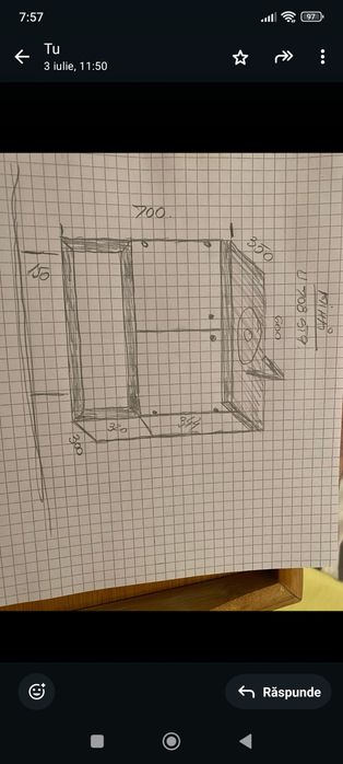 Corp de baie din mdf