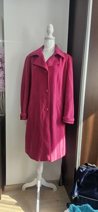 Palton fuchsia casmir
