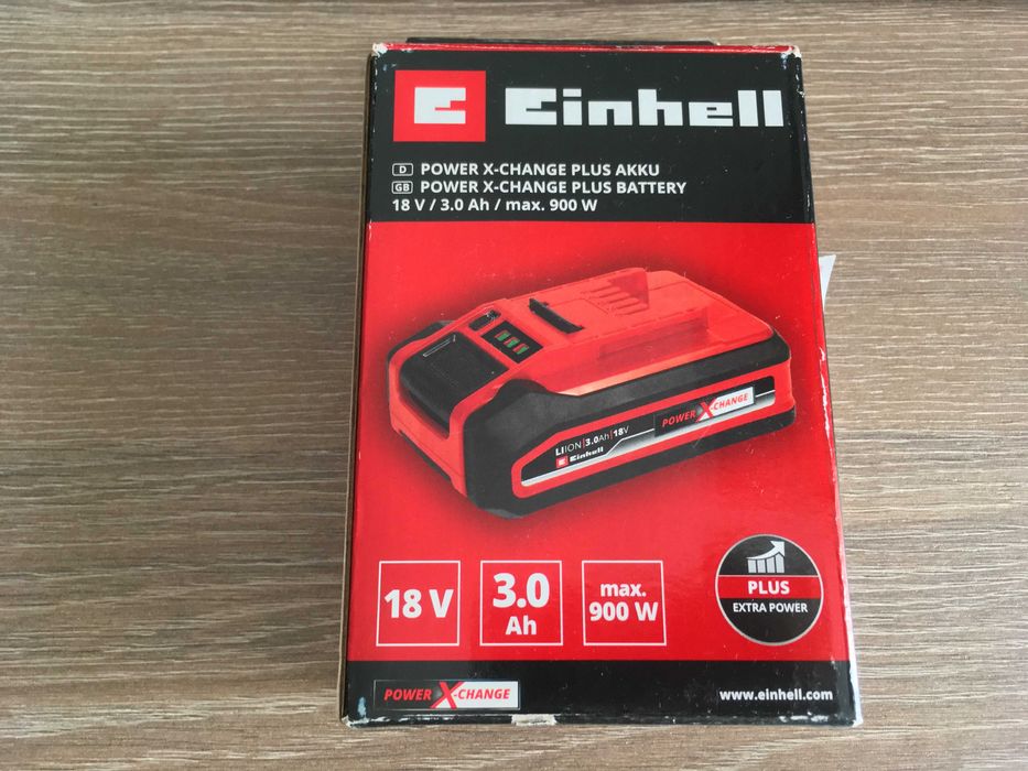 baterie, acumulator Einhell 3 Ah plus, nou, garantie 3 ani
