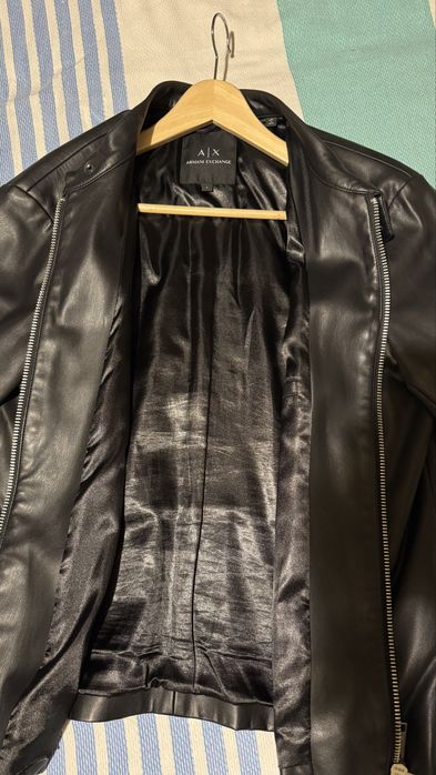 Geaca Emporio Armani piele