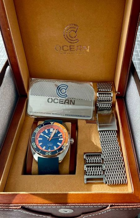 Ocean Crawler Core Diver 600m Blue/Orange