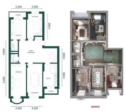 Квартира Ж/К Kamron palace 4/9/11 141 кв.м