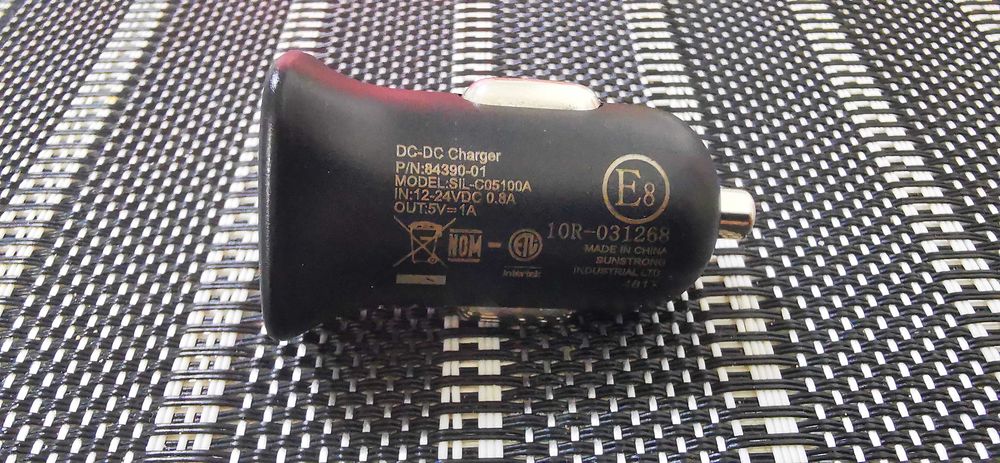 Încărcător auto rapid USB Plantronics 84390-01 12-24V 0.8A SIL-C05100A